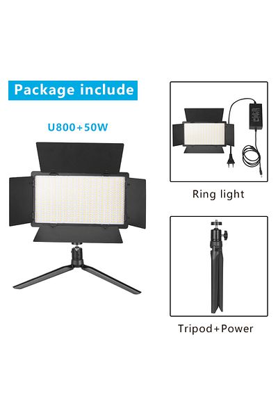 Nagnahz NA-U800-LT Nagnahz U800 LED Photo Studio Light for Tiktok Youbute Game Live Video Lighting Portable