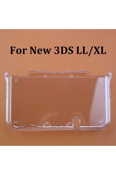 JCD For New 3DS XL LL 1pcs Plastic Clear Crystal Hard Shell Case Cover For 3DS New 3DS XL LL For NDS Lit