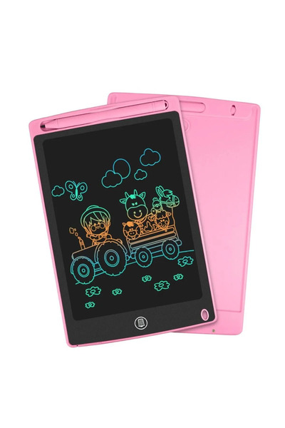 Milena Life Pembe Renk Yazılıp Silinebilen Yazı Tableti 8,5 İnç Manyetik Tabl...