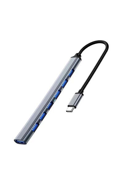 Choice 7 port Type-C 7 Ports USB 3.0 Type C HUB Expander Splitter High Speed OTG Adapter Docking Station Fo