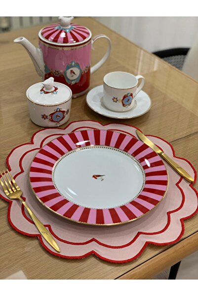 Tull Dizayn Pink Serisi 6 lı Amerikan Servisi