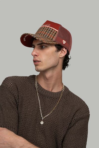 Rust&Rich قبعة سائقي الشاحنات من البلاط للنساء والرجال - مجموعة مميزة