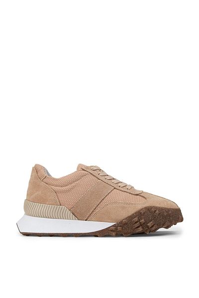 Deery Γνήσια Suede Beige Sneaker Γυναικεία Παπούτσια