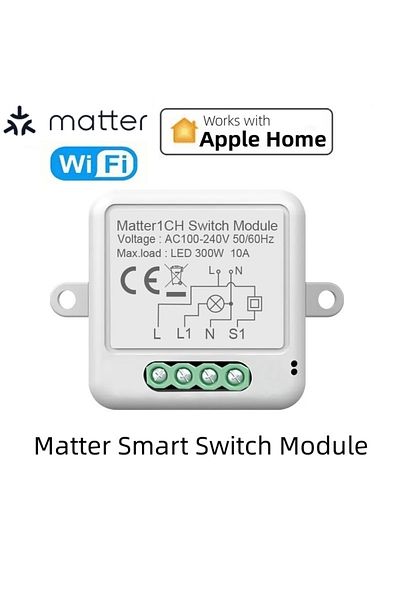 Choice Matter 1 Gang Matter Wifi Smart Switch Module Neutral Wire Required Smart Home Diy Light Breaker Wor