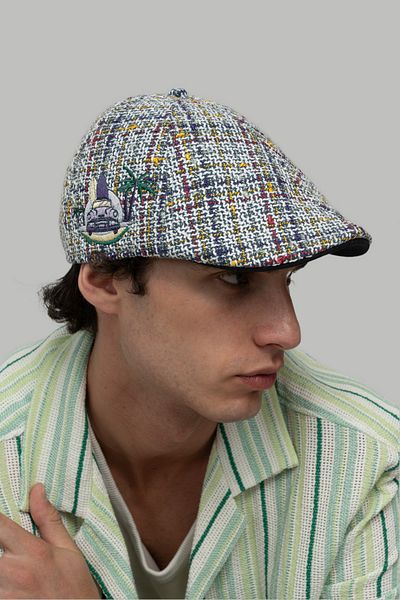Rust&Rich Women Men White Hat City's Collection - Havana - Casket