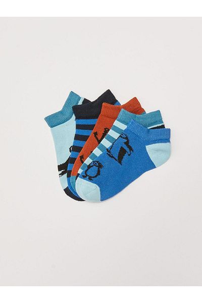 LC Waikiki Patterned Boy's Booties Socks 5-Piece (S2)