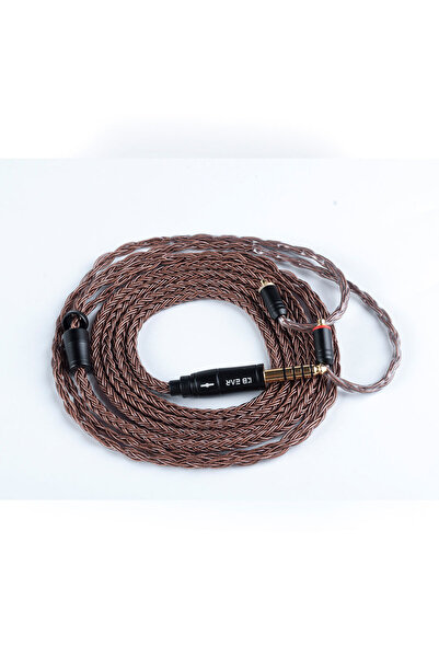 Choice كابل سماعة أذن سلكي من النحاس الخالص MMCX4.4 KBEAR 16 Core 2PIN/MMCX/Q...