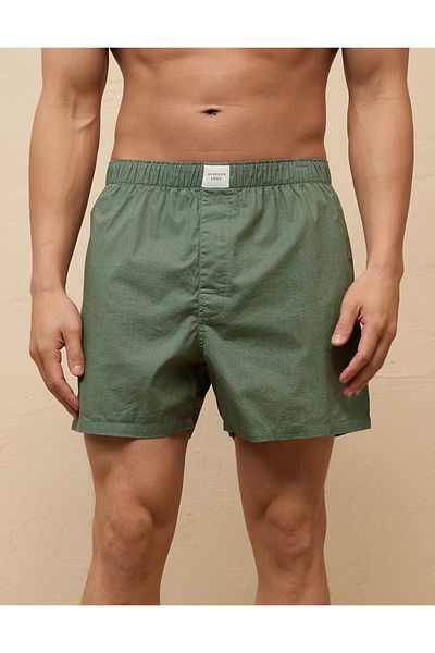AMERICAN EAGLE AEO Men's Herringbone Stretch Boxer Short