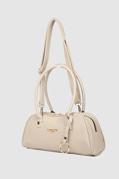 La La'Graccio Paris La'Graccio Paris Women's Pace Soft Leather Baguette Bag Mink