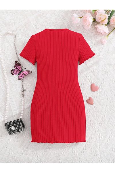 Machetta Rochie cu maneca scurta cu imprimeu fluture