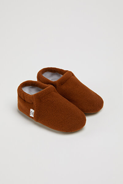 BabyZilla Kaydırmaz Taban Polar Bebek Patik, Organik Pamuk Astar, Ev Botu Ter...