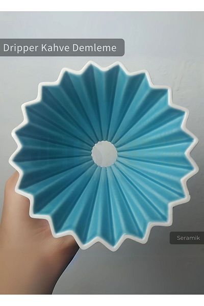 Jet's Home Dripper with Wooden Stand Turquoise Color