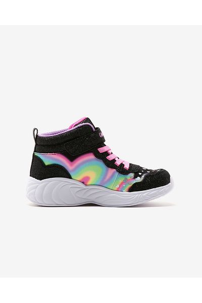 SKECHERS أحذية يونيكورن دريمز-ماجيكال دريم للفتيات الكبيرة باللون الأسود المضيئة 302332 ل بكمت