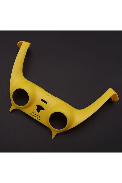 Choice N15 Carcasa central delantera para mando de PS5, cubierta de piel para mando, tira decorativa,