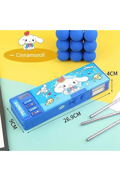 Choice Cinnamoroll New Sanrio Stationery Box Kuromi Melody Stationery Box Password Lock Multi Functional La