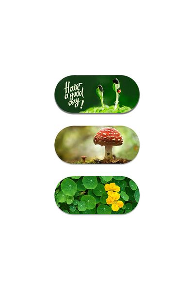 Choice Green plants Laptop Camera Cover Slide Webcam Cover for Privacy Fits for Mini PC, PC, Surface, Table