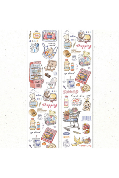 Choice3 S23119-3 Mr. Paper 4 أنماط 1 لفة/عبوة من شريط لاصق خاص للزيت لتغطية ا...