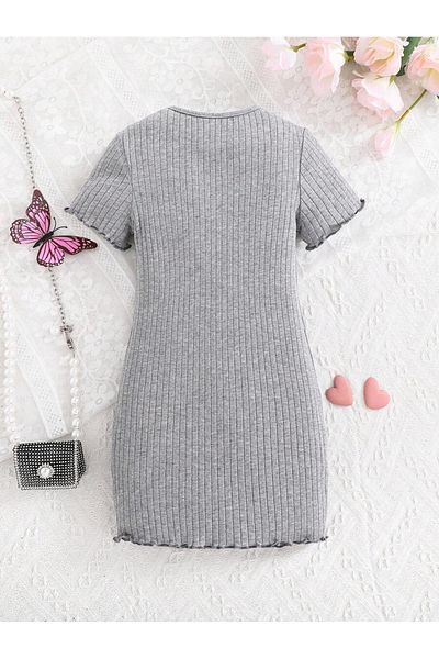 Keywest Rochie cu maneca scurta cu imprimeu fluture