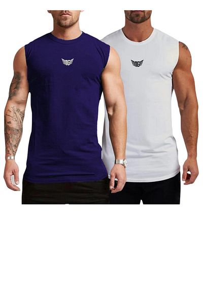 GENIUS STORE Men's Moisture Absorbing Quick Dry Athletic Technical Performance Athlete Zero Sleeve T-shirt MG-ATLET2