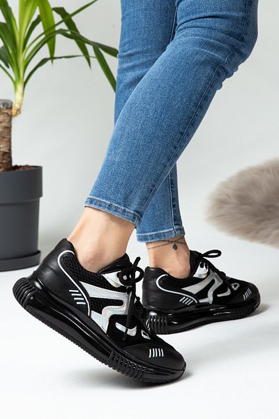 Deery Μαύρα Sneaker Γυναικεία Παπούτσια