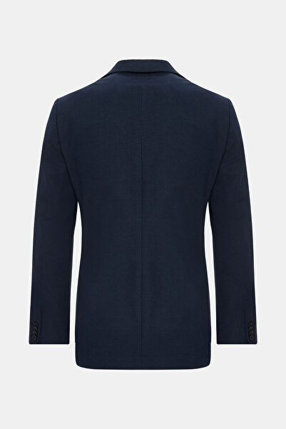 W Collection Dark Blue Buttoned Jacket