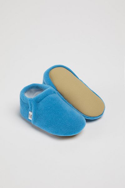 BabyZilla Non-Slip Sole Fleece Baby Booties Organic Cotton Lining, Home Boot Slippers and Nursery Shoes