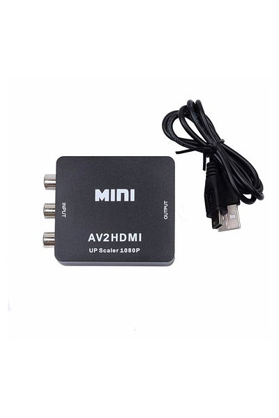Choice Other black AV TO HDTV Adapter 1080P Video Composite Converter AV2HDTV RCA CVSB L R Video Scaler Con