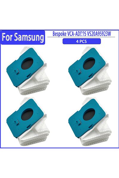 Choice 4 PCS Dust Bag For Samsung Bespoke VCA-ADB95 VS20A95923W Jet Robot Vacuum Cleaner High Capacity Dust