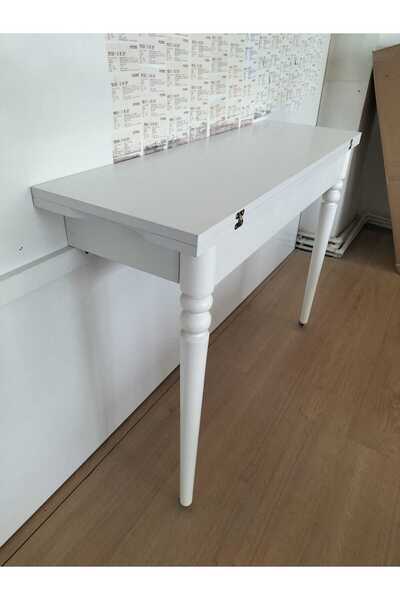 güneyahşapmobilya 130 X 40 CM DUVARA MONTE KATLANIR MASA