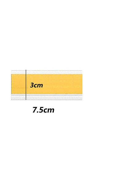 Choice 3cm7.5cm 30pcs Plastic PVC Shelf Data Strips Clip Holder Merchandise Price Talker Sign Label Display