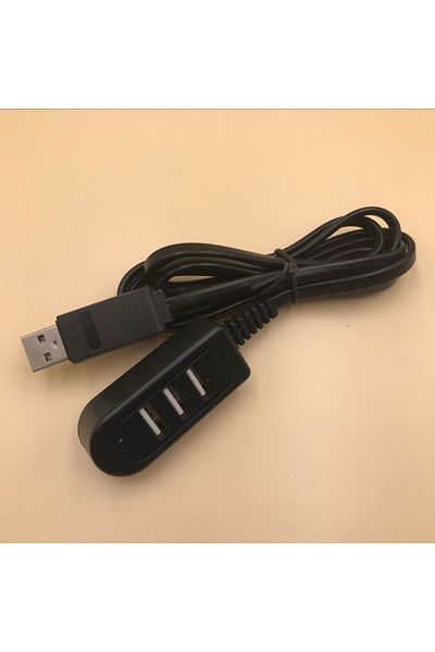 Choice 1pcs 1.18m 3 In 1 USB Splitter Socket Multi-function 3A Charger Converter USB Port Hub Digital Data