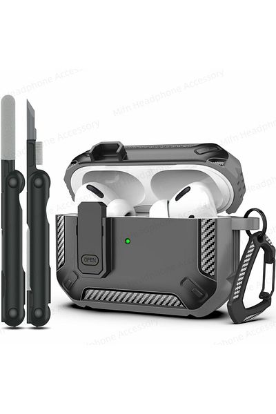 Choice For AirPod Pro 2nd 2 in 1 Case AirPod Pro 2023 switch case with Cleaner Kit Luxury Fall Prevention T
