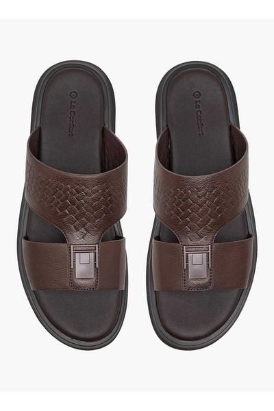 Le Confort Metal Accent Slip-On Arabic Sandals