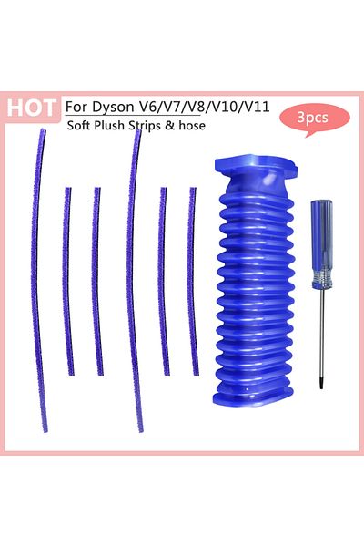 Choice Dark Khaki For Dyson V6 V7 V8 V10 V11 Products Robot Vacuum Cleaner Floor Brush Hose Soft Velvet Str
