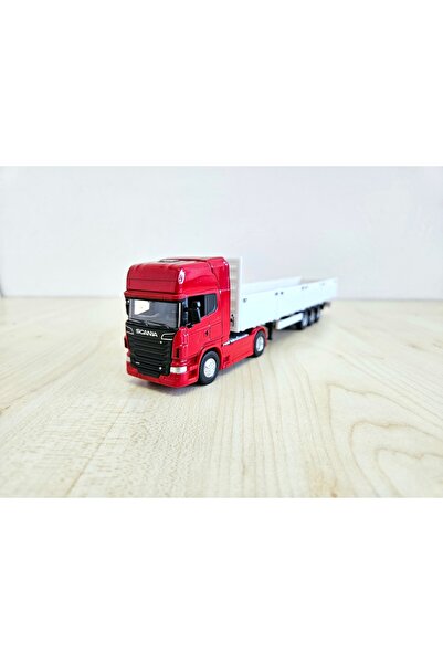 WELLY 1/64 ölçek SCANIA R730 AÇIK DORSELİ TIR MAKETİ (25 cm boy) *açıklamayı ...