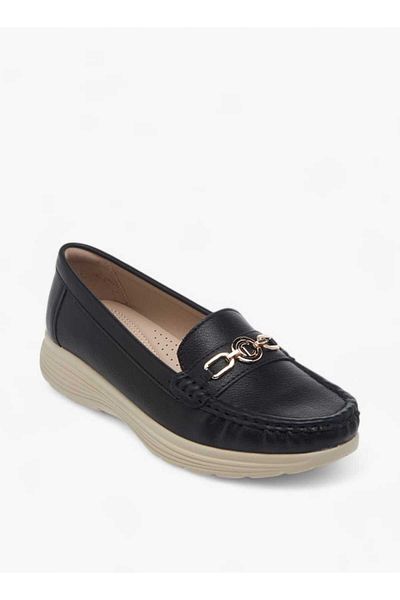 Le Confort Metal Accent Slip-On Loafers