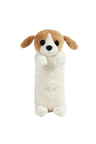 Choice حقيبة أقلام رصاص مدرسية ناعمة من القطيفة على شكل 5 كلاب لطيفة بتصميم جديد كاواي.