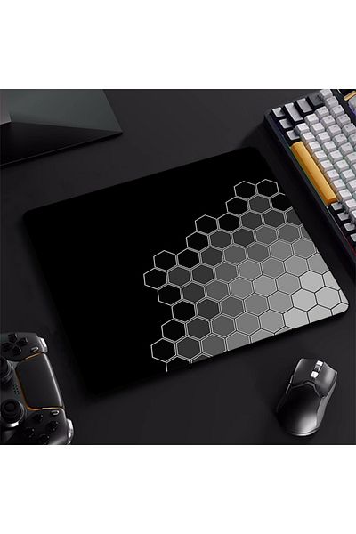 Choice لوحة ماوس ألعاب سداسية الشكل مقاس 250 × 290 × 3 مم HEX003 XS للكمبيوتر المحمول لوحة ماوس مطاطية صغيرة لألعاب الكمبيوتر الشخصي