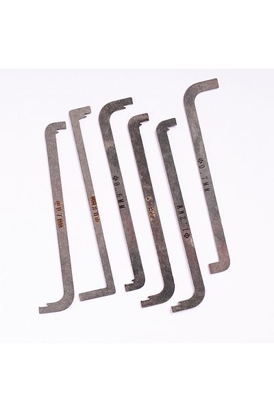 Choice 5pcs New 6 Pieces/11 Pieces Lock Tension Wrench ,replacement Turning Tool Locksmith Pick Tool