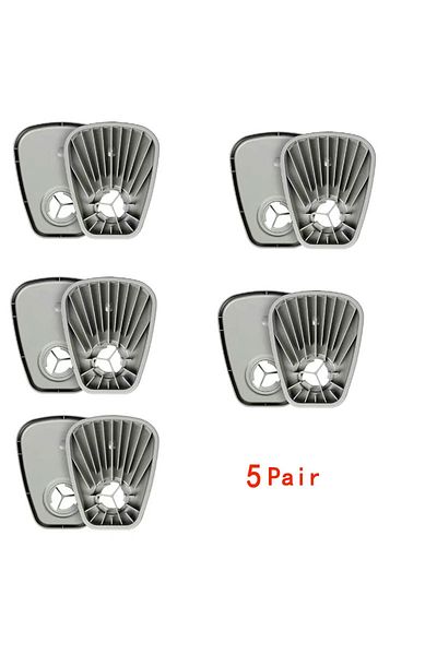 Choice 10pcs(5Pairs) Dustproof 5N11 Filter 501 Retainer 503/603 Adapter For 3M 6200/7502/6800/FF402 Respira