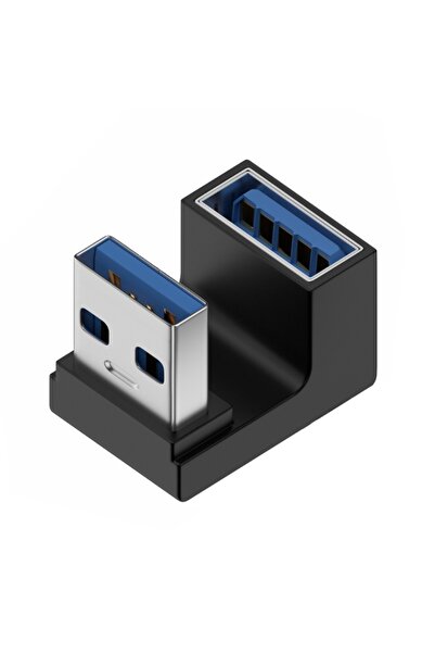 Choice G NNBILI محول تمديد USB 3.0 بزاوية قائمة 90 درجة موصل USB للكوع العلوي...