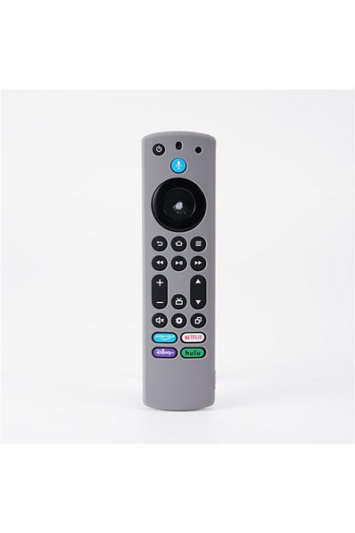 Choice Grey Silicone Remote case for 2023 Fire TV Stick 4K Max 2nd/Fire TV Omni Series/Fire TV 4-Series Rem