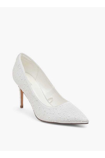 Celeste Women's Embellished Slip-On Pumps with Stiletto Heels
