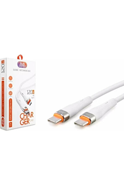 Subzero Poco M7 Uyumlu 120 W ( Saliseli ) Pd Type-C Hızlı Şarj Data Kablosu 1...