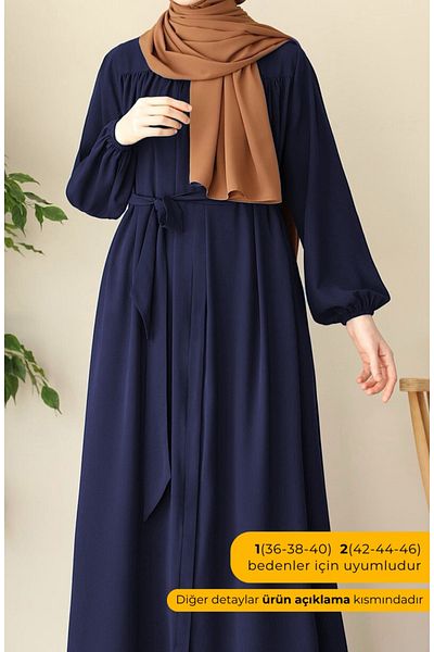 suhneva Μπλε Navy Esma Robe Ferace