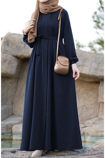 suhneva Mihrişah Ferace Navy Blue