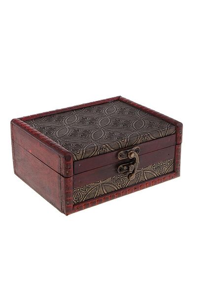 Choice A Small Vintage Wooden Trinket Jewelry Desktop Sundry Cosmetics Decorative Box Storage Oraganizer T.