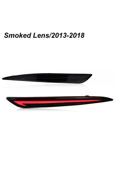 Choice1 مصابيح LED خلفية للسيارة بعدسات مدخنة، قطعتان، لسيارات فورد فيوجن ومو...