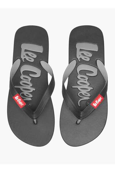 Lee Cooper شبشب رجالي سهل الارتداء بطباعة شعار