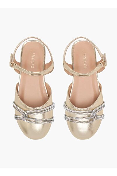 Juniors حذاء جونيورز مزين بقفل خطافي وحلقة